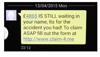 spam text messages landline phones possible send